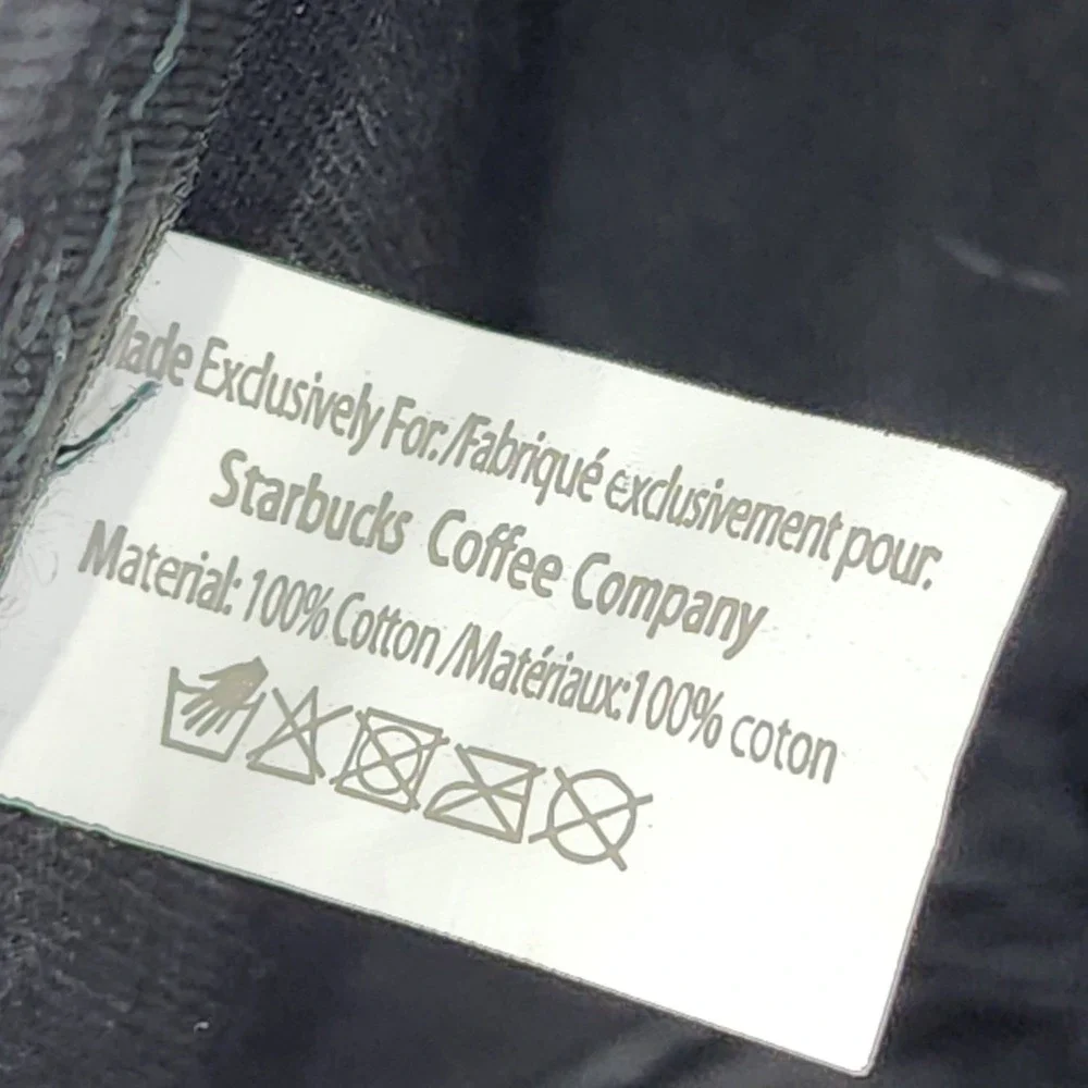 Starbucks Coffee Company Black Cotton‎ Baseball Cap Hat Adjustable Strap